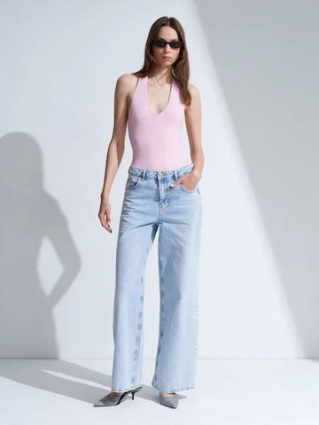 Dilvin Blouse body in Roze