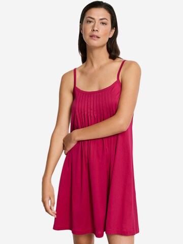 Chemise de nuit 'Juliet' Hanro en rouge : devant