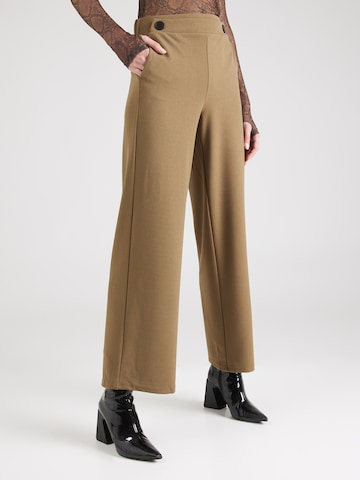 VERO MODA Wide Leg Hose in Grün: predná strana