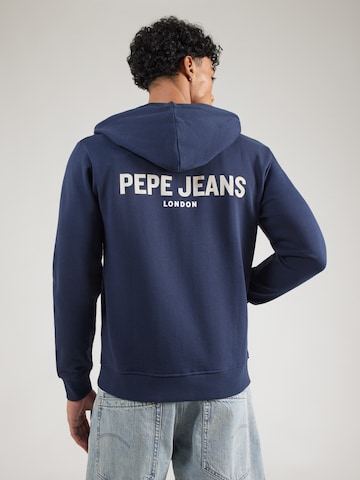 Veste de survêtement 'DENSITY' Pepe Jeans en bleu : devant