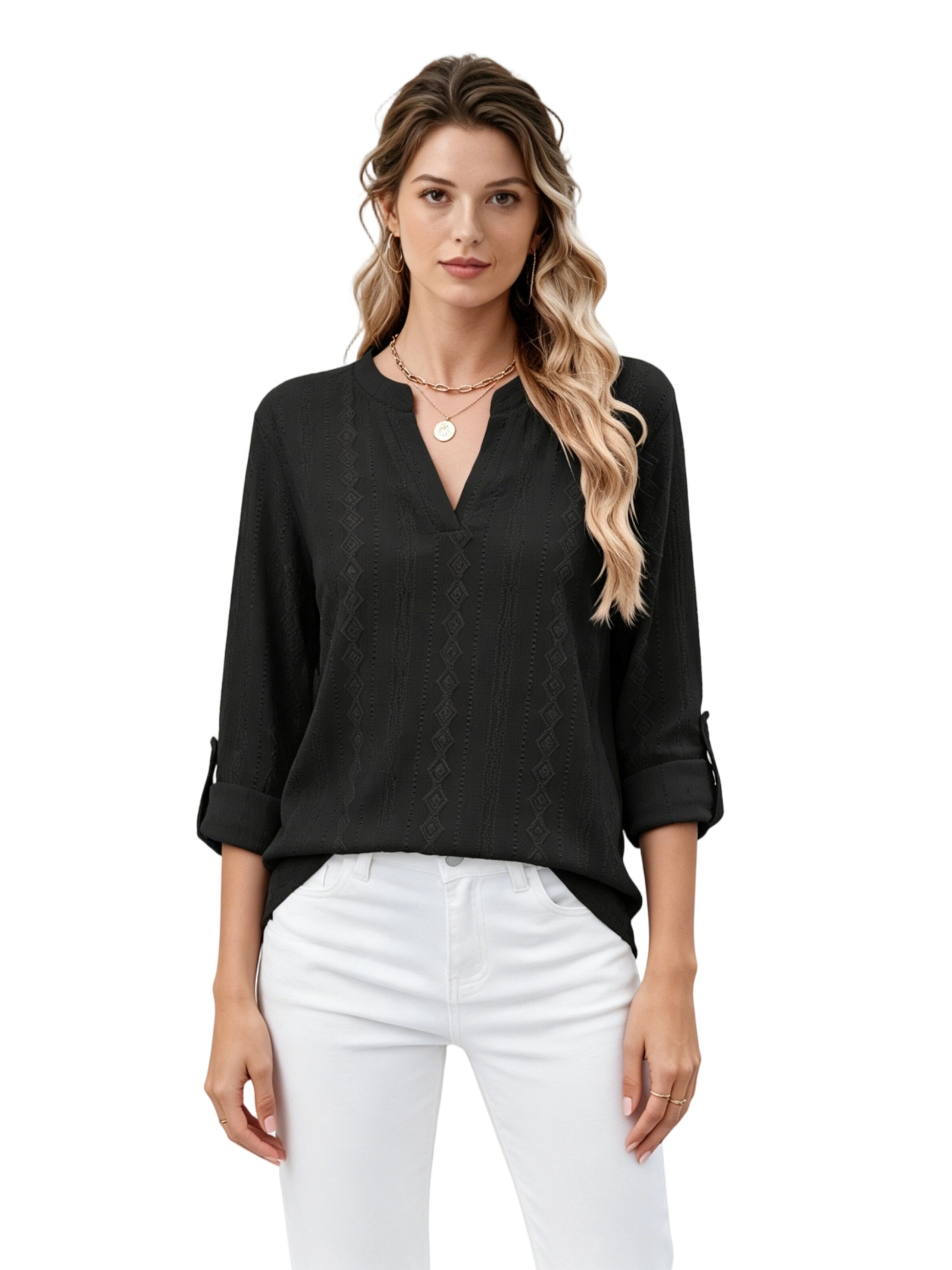 Yesfashion Bluse‌‌‌‌‌‌‌‌‌ in Schwarz