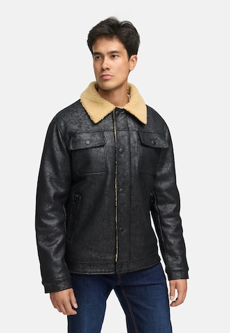 INDICODE JEANS Between-season jacket 'INVados' in Black: front