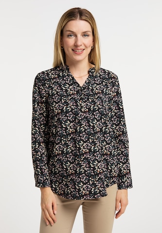 Usha Blouse in Black: front