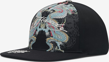 Ed Hardy Čiapka 'Battle Dragon' - Čierna: predná strana