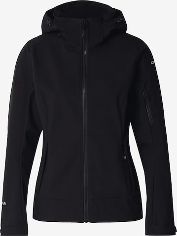 ICEPEAK Outdoorová bunda 'Bathgate' – černá: přední strana