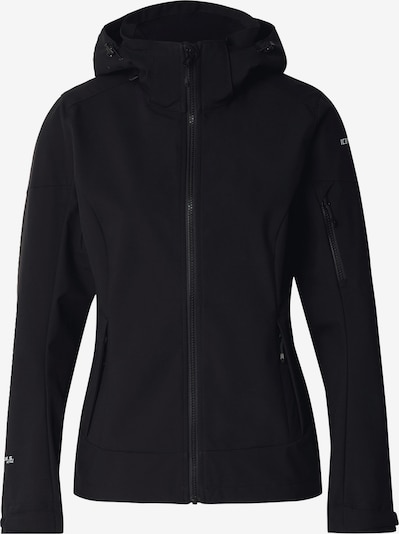 ICEPEAK Outdoor jakna 'Bathgate' u svijetlosiva / crna, Pregled proizvoda