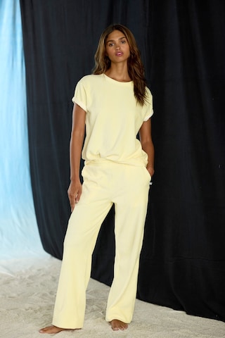Wide leg Pantaloni di BUFFALO in giallo