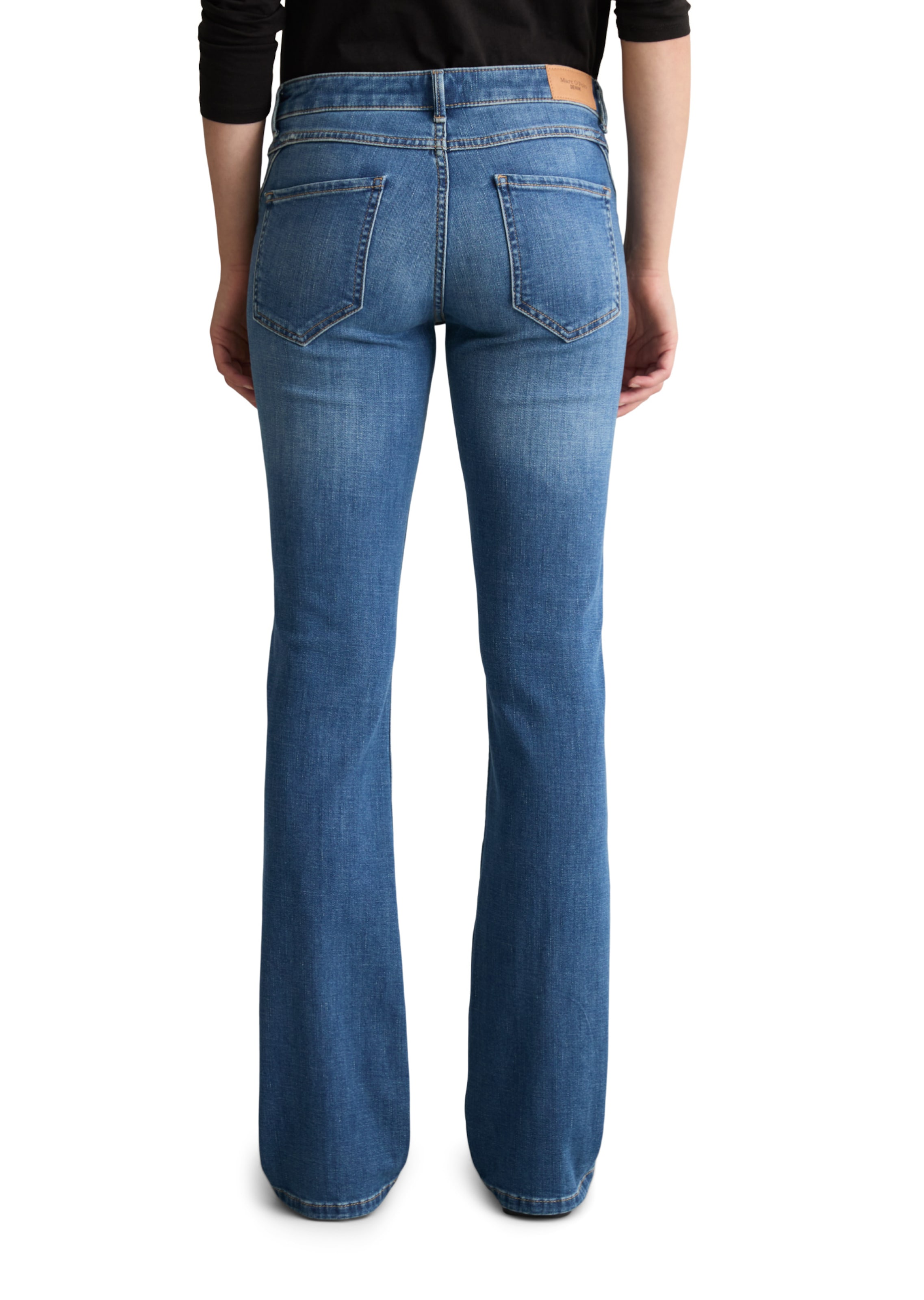 Marc O'Polo DENIM Bootcut Jeans 'Nella' in Blauw