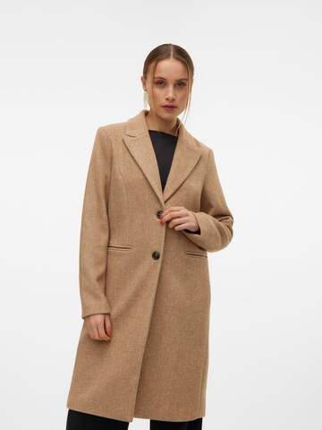 VERO MODA Between-Seasons Coat 'VMBlaza' in Brown: front