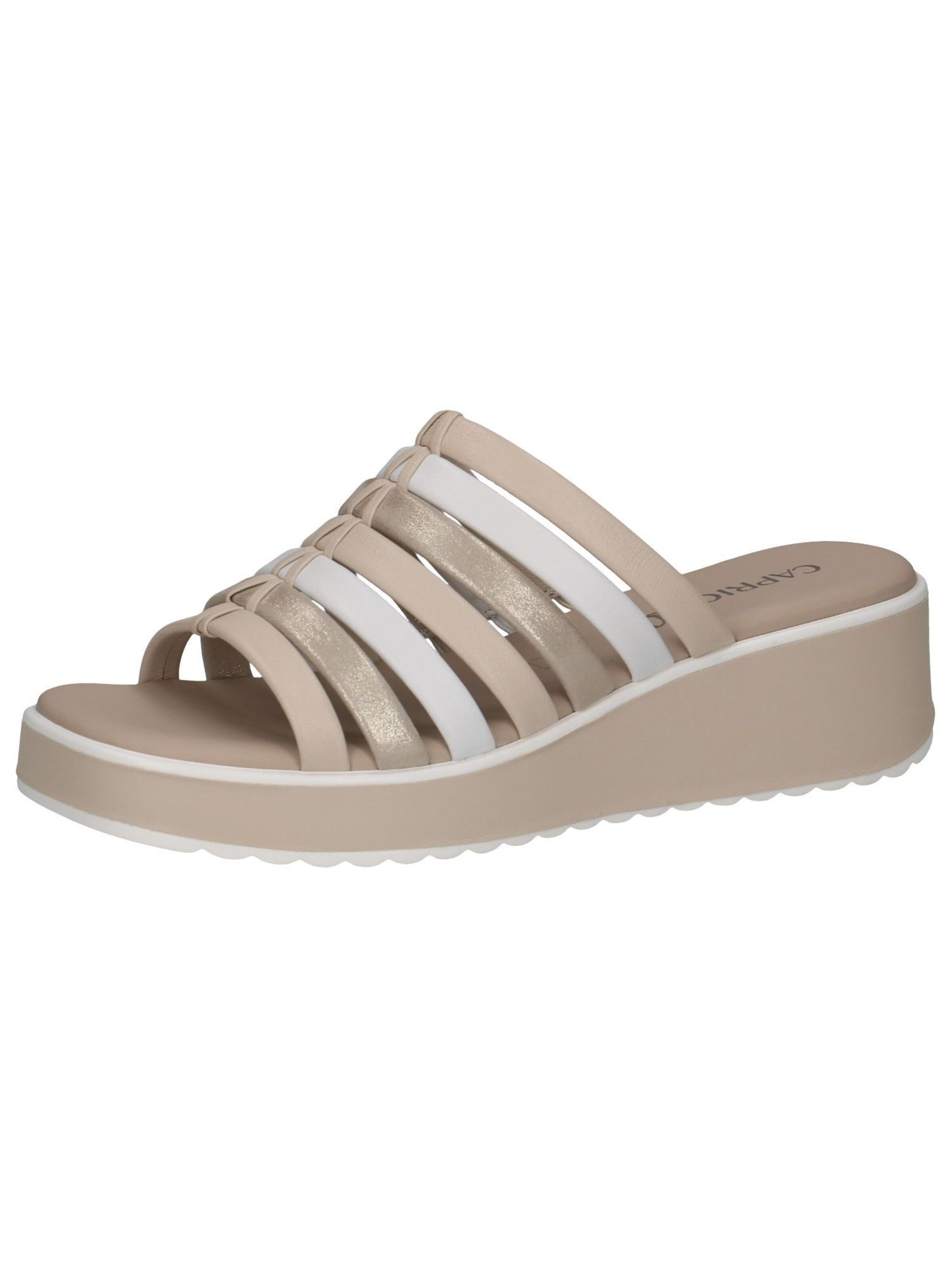 CAPRICE Mules in Beige: front