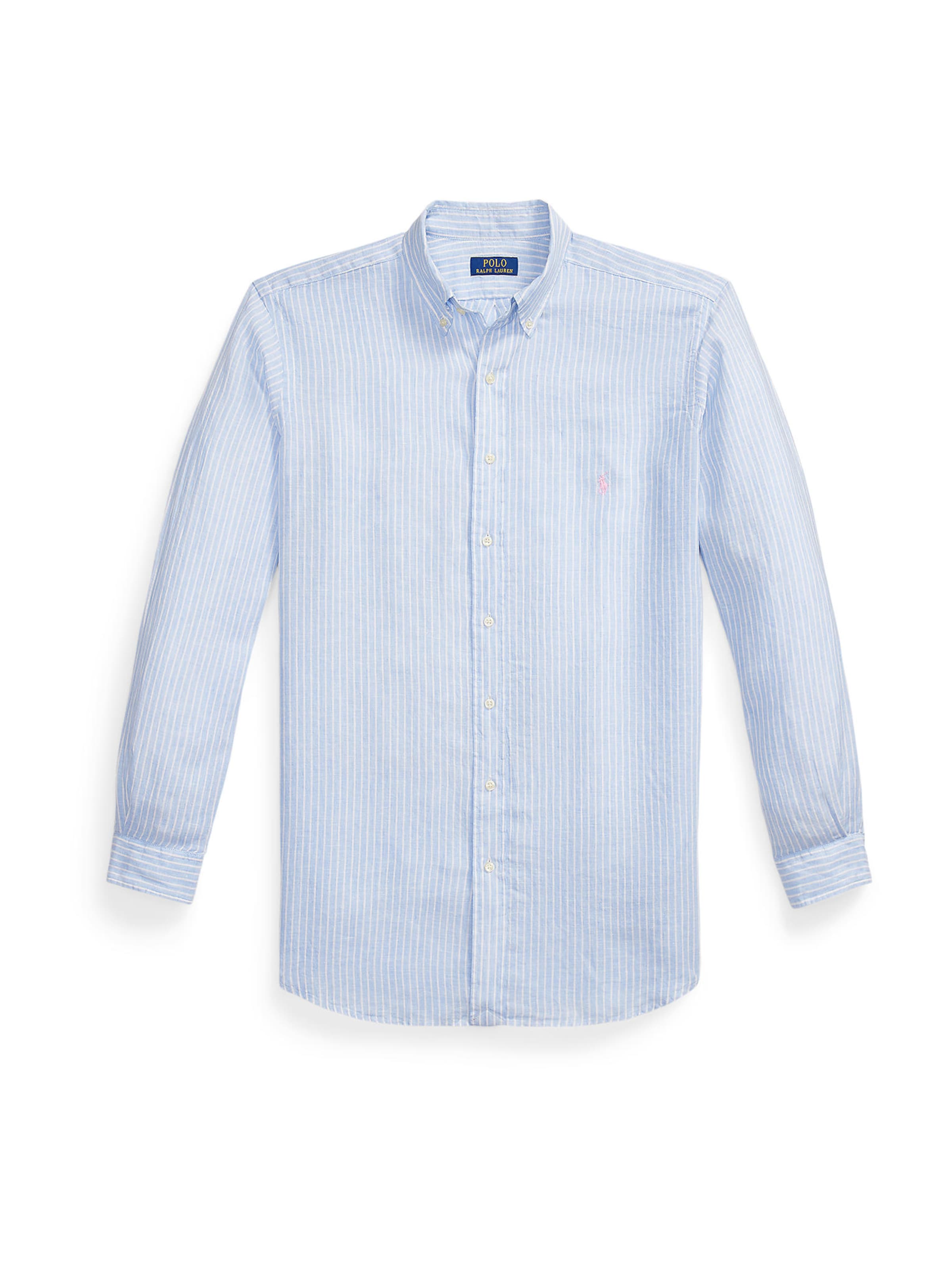 Polo Ralph Lauren Big & Tall Comfort Fit Πουκάμισο σε μπλε: μπροστά