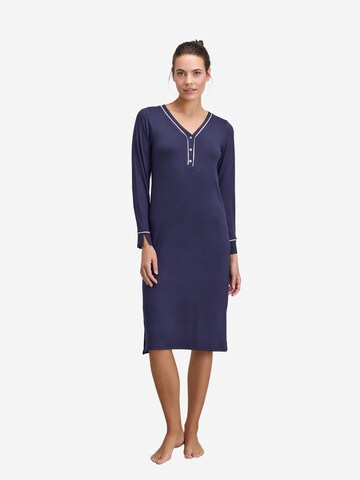 Goldenbay Nightgown 'Oleander' in Blue: front