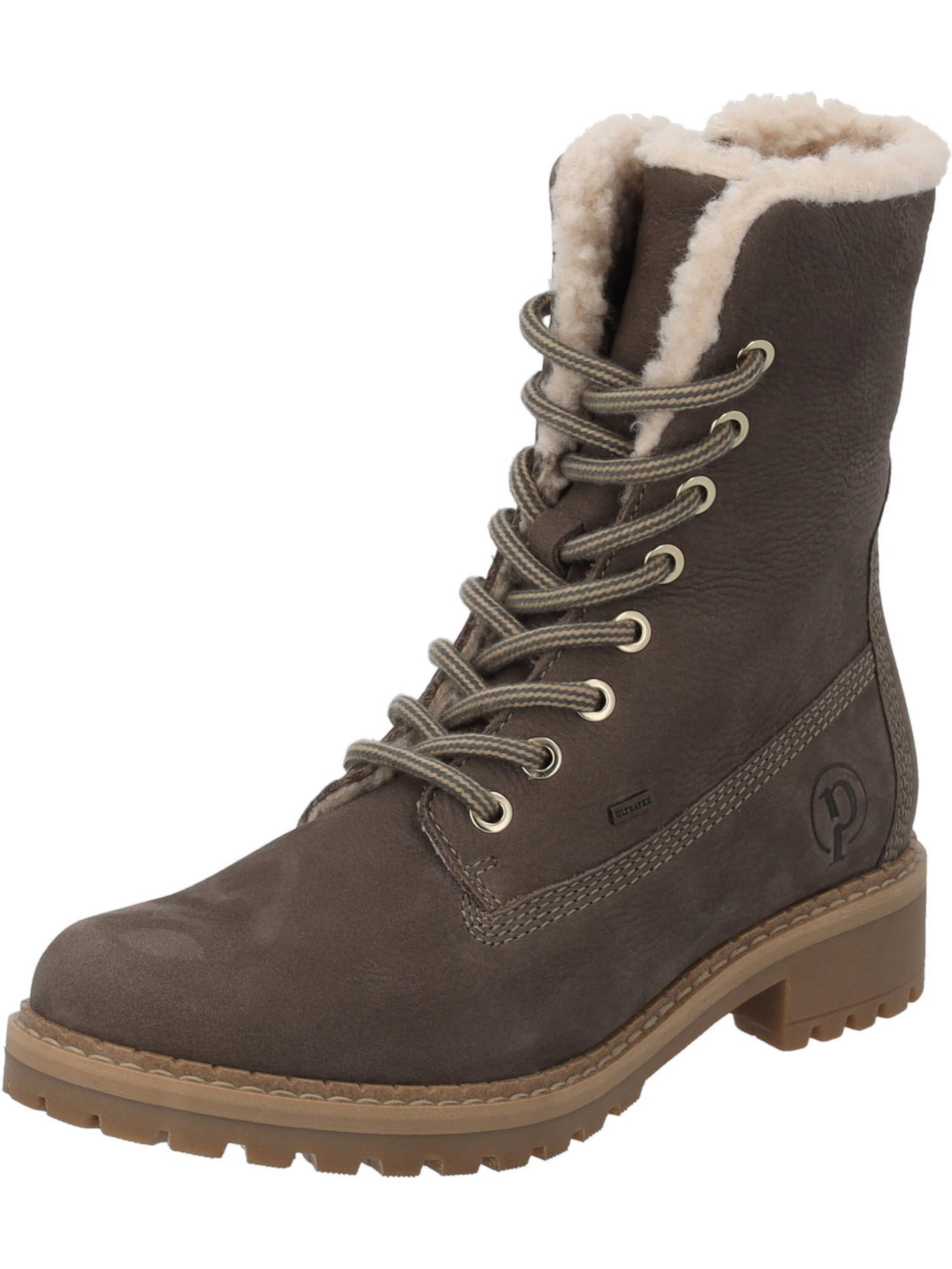 Palado Šněrovací kozačky 'Olib' – šedá: přední strana