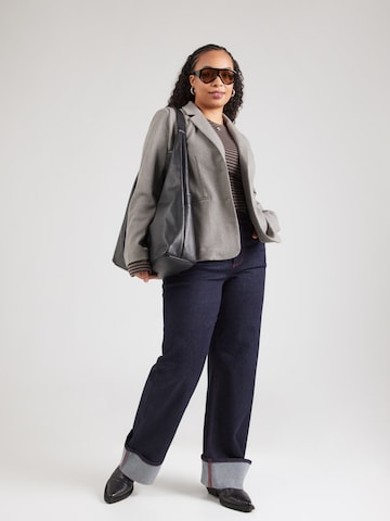 ONLY Carmakoma Блейзер 'CARGoldtrash-Elise' в Серый