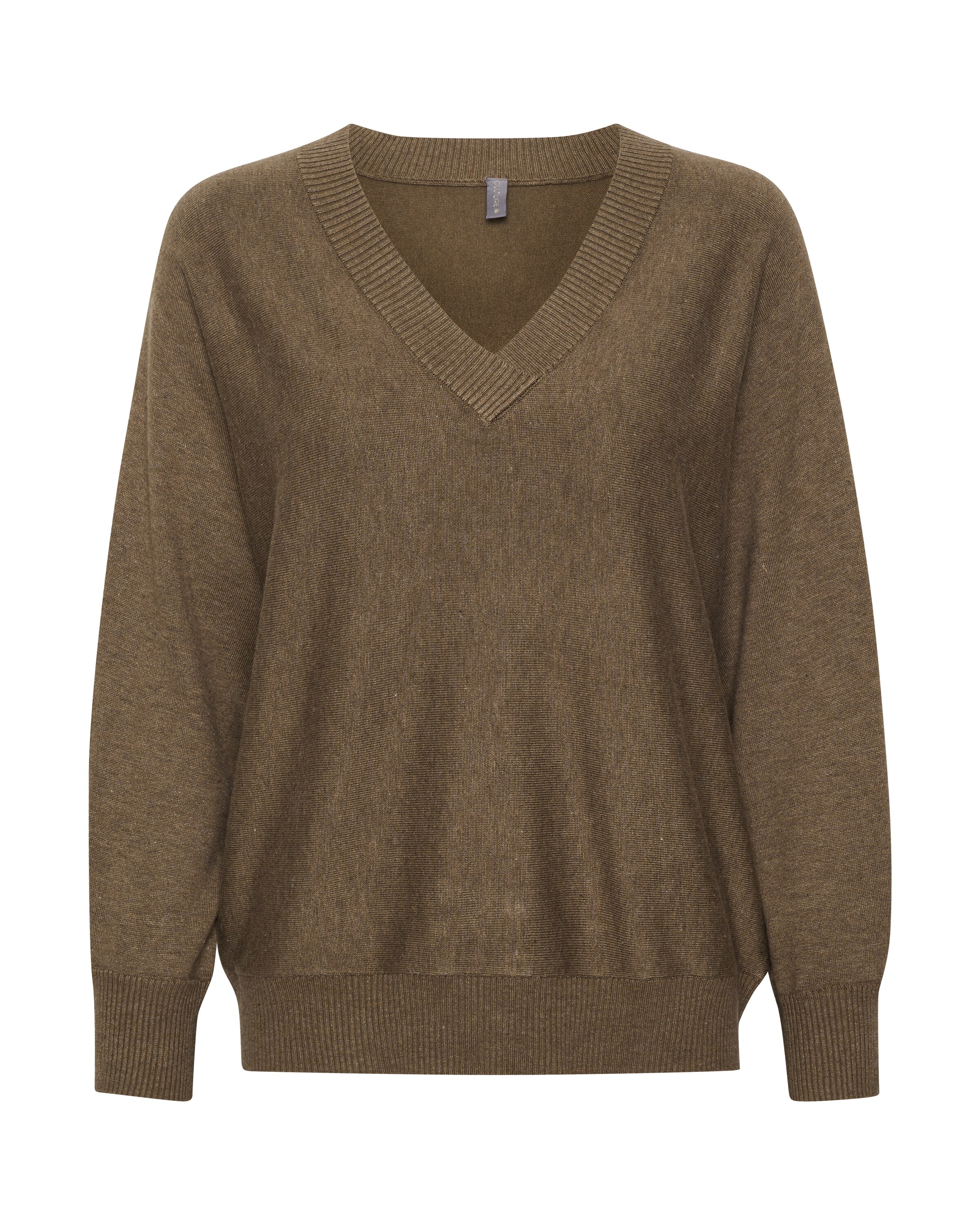 CULTURE Sweater 'Annemarie' in Brown: front