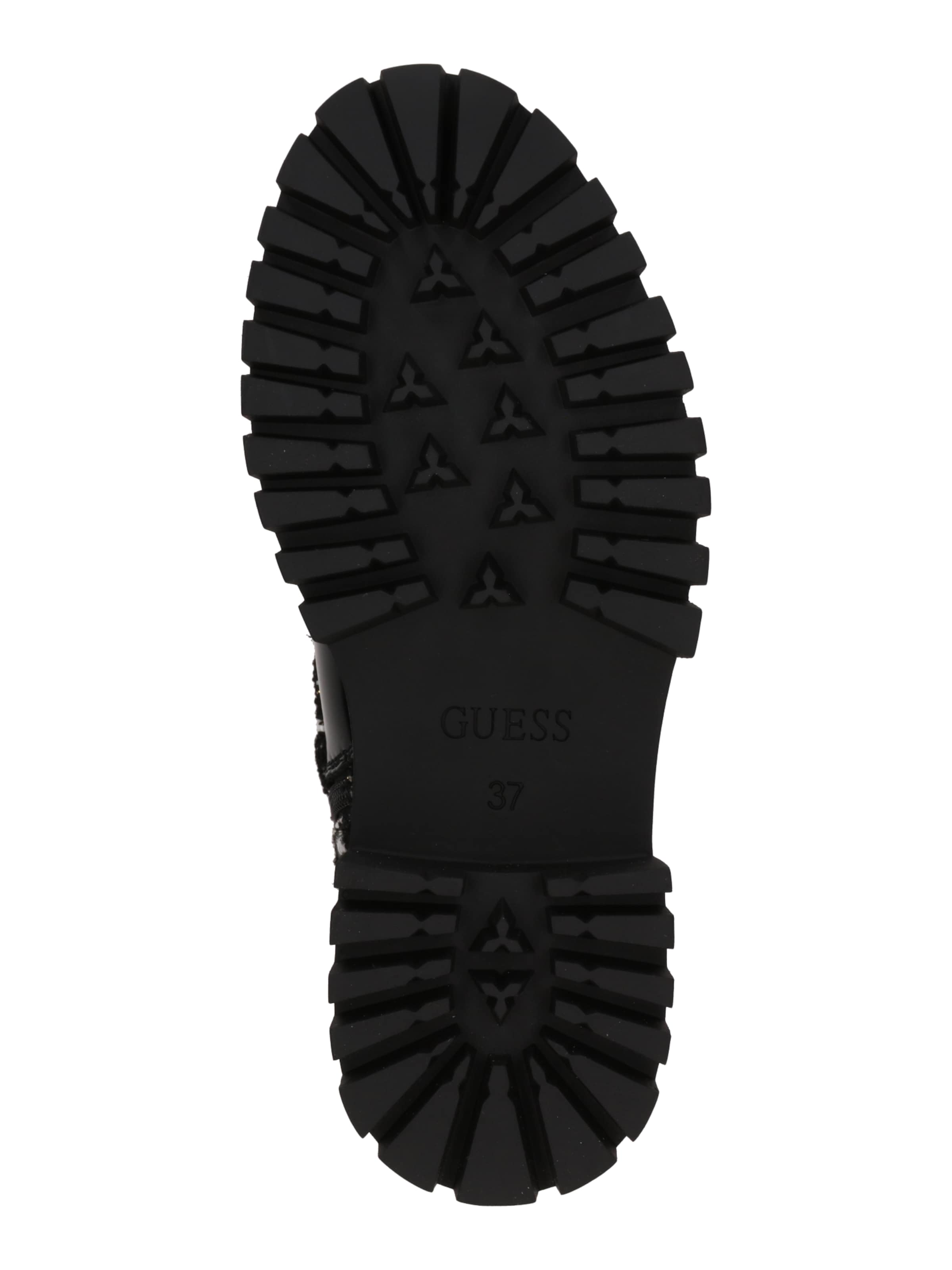 GUESS Schnürstiefelette 'FIORELO2' in Schwarz