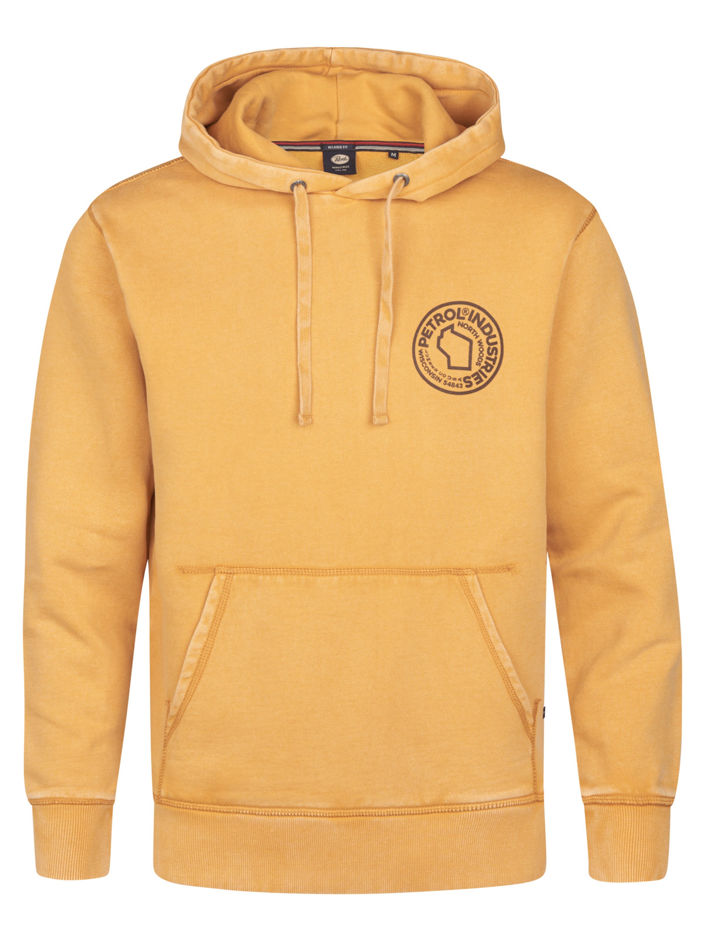 Petrol Industries Sweatshirt 'Monroe' in Orange: front