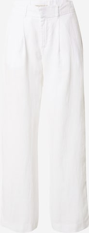 Gina Tricot - Loosefit Pantalón plisado 'Denise' en blanco: frente
