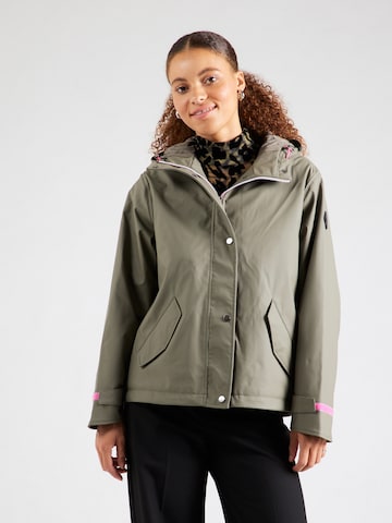 No. 1 Como Between-Season Jacket in Green: front