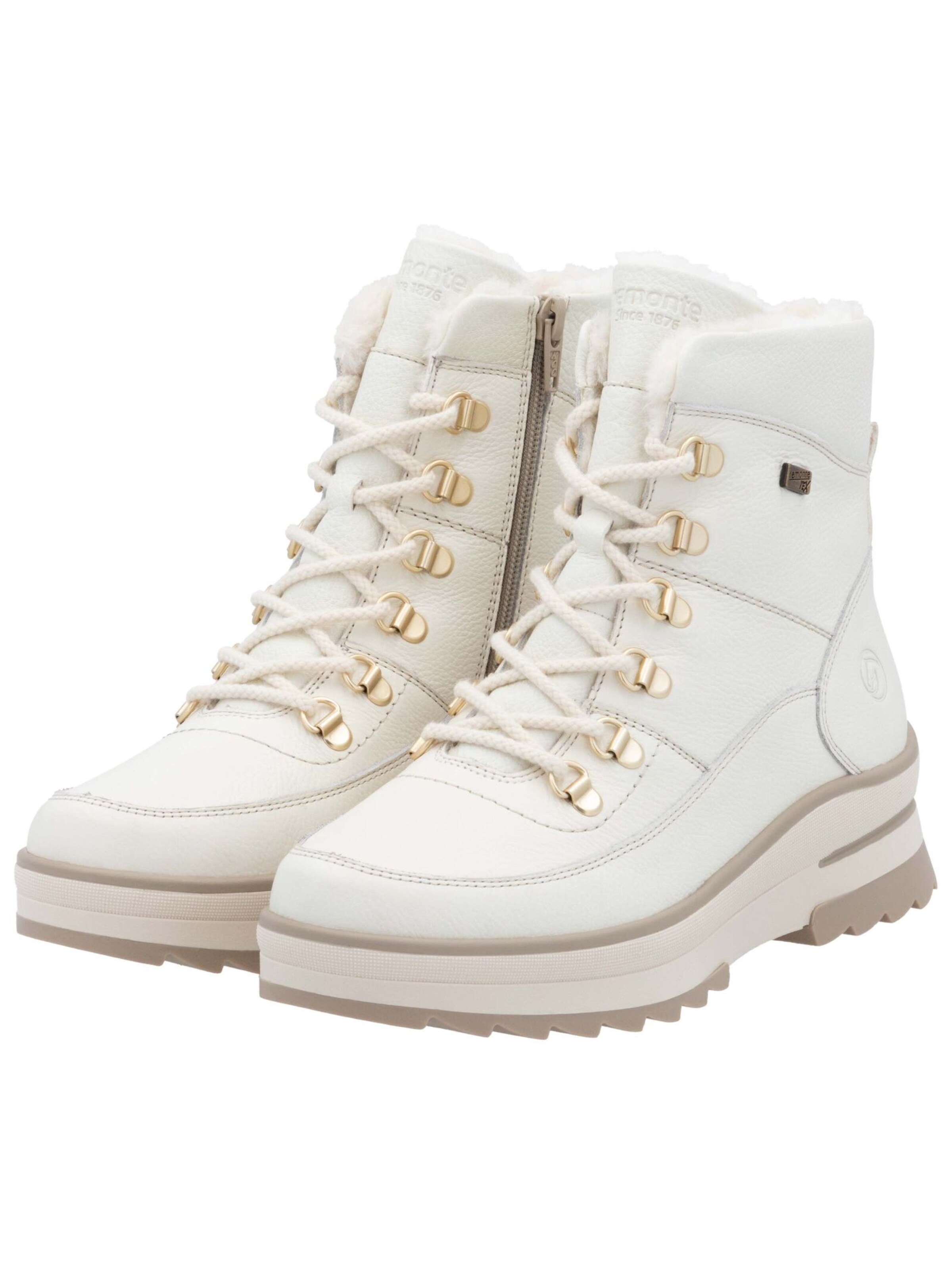 REMONTE Schnürstiefelette in Weiß