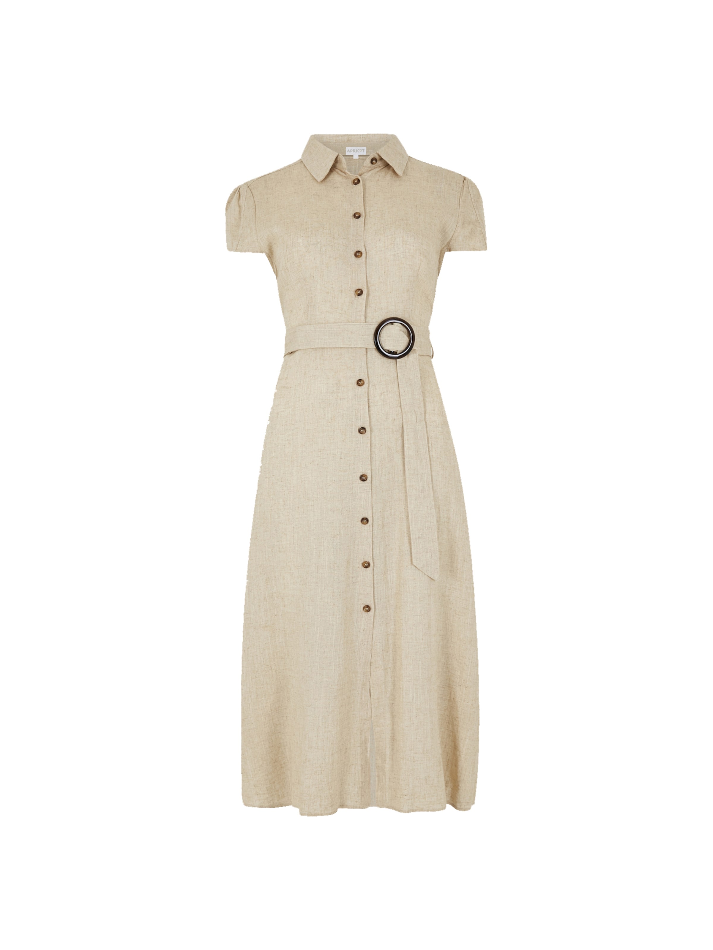 Robe-chemise Apricot en beige : devant