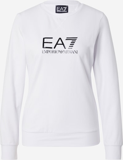 EA7 Emporio Armani Sweatshirt in de kleur Zwart / Wit, Productweergave