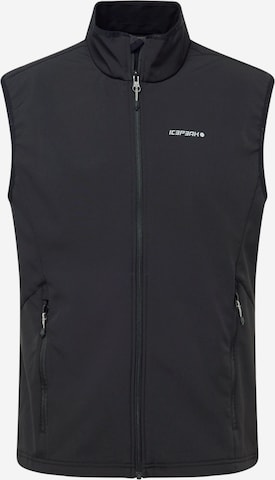 ICEPEAK Sportbodywarmer 'BOMBAY' in Zwart: voorkant