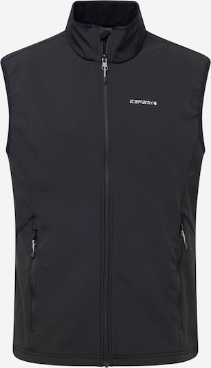 ICEPEAK Gilet de sport 'BOMBAY' en noir / blanc, Vue avec produit