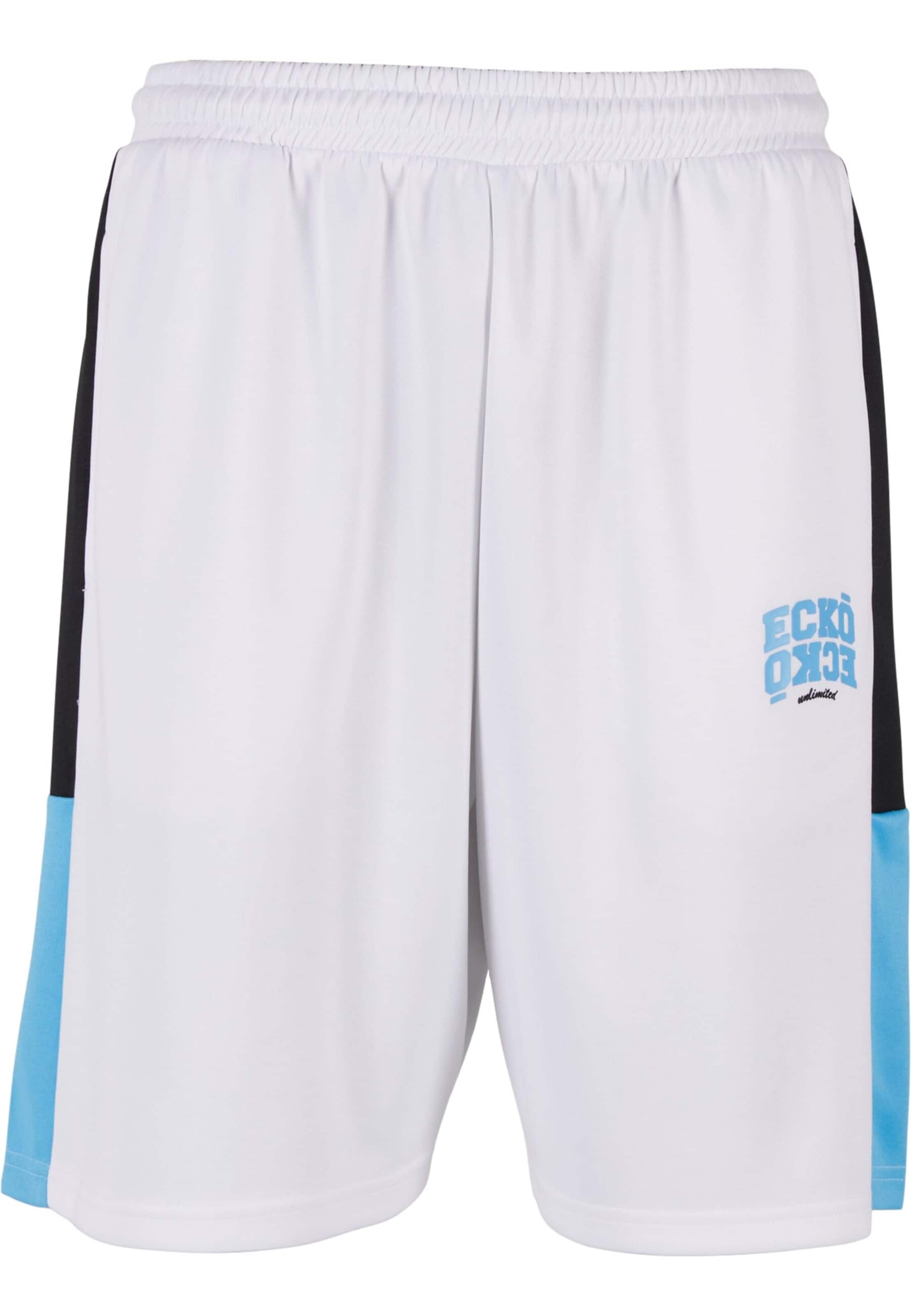 Ecko Unlimited Regularen Hlače 'Drap' | bela barva: sprednja stran