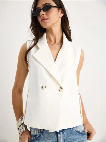 Bianco Lucci Bodywarmer 'Westen' in Wit