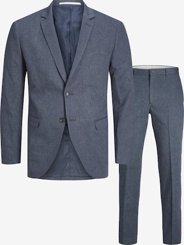 Coupe slim Costume 'RIVIERA' JACK & JONES en bleu : devant