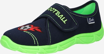 BECK Slippers 'Football' in Blue: front