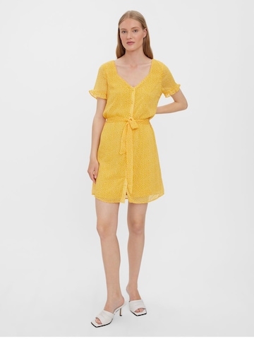 VERO MODA Dress 'Caro' in Yellow