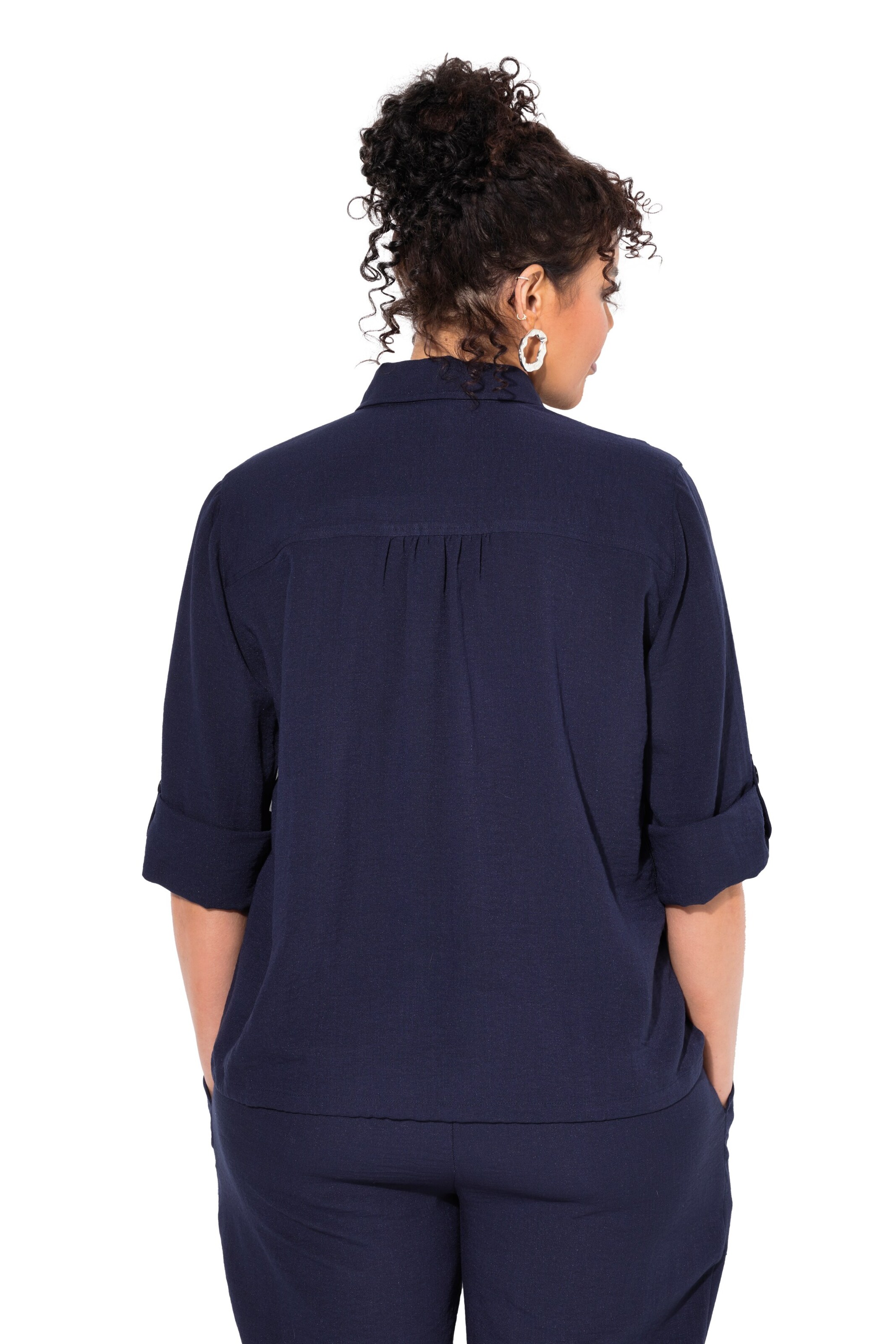 Ulla Popken Between-season jacket in Blue