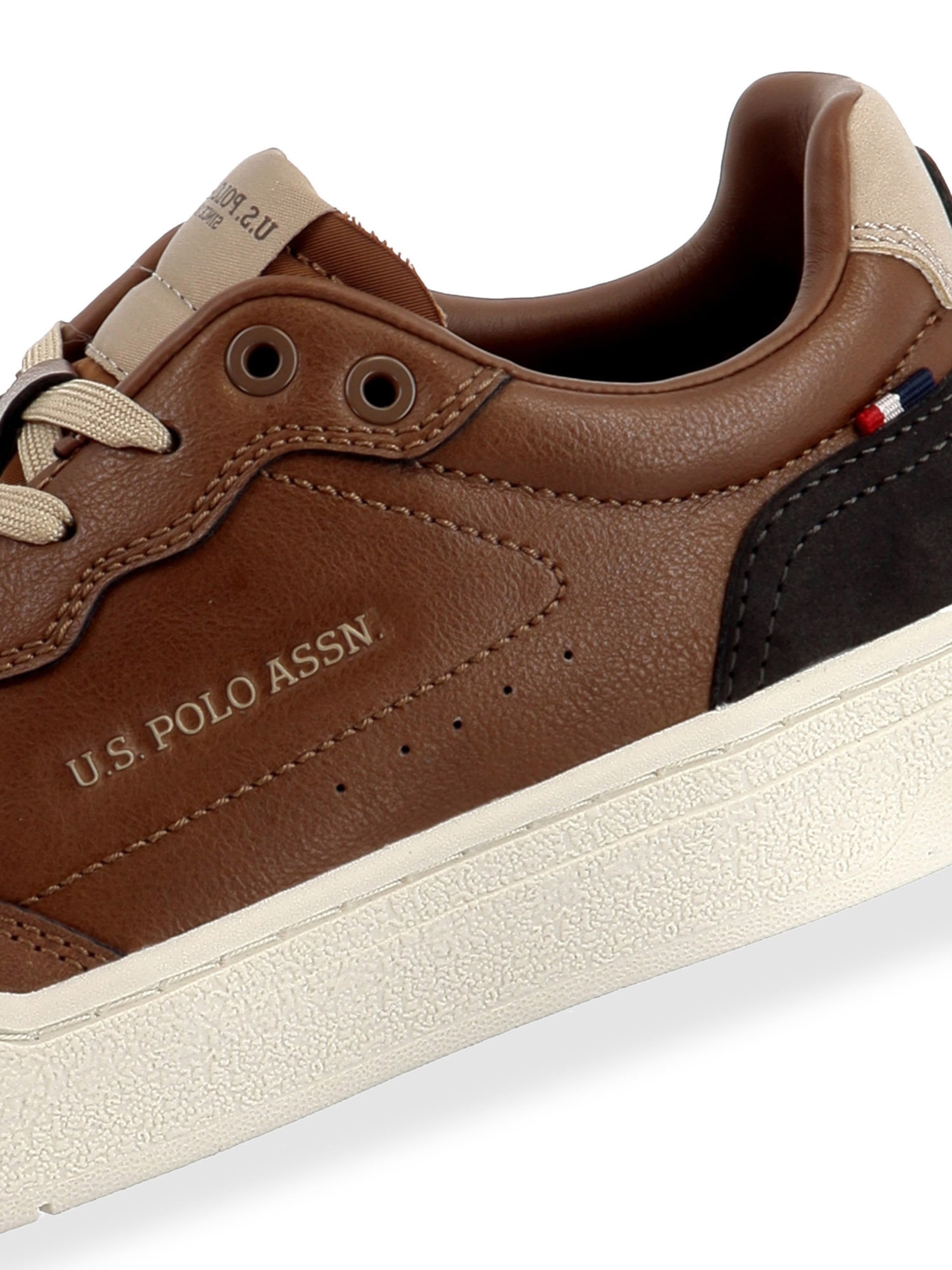 Baskets basses 'Elia' US POLO ASSN. en marron