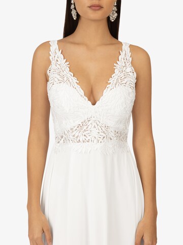 Robe de soirée Kraimod en blanc