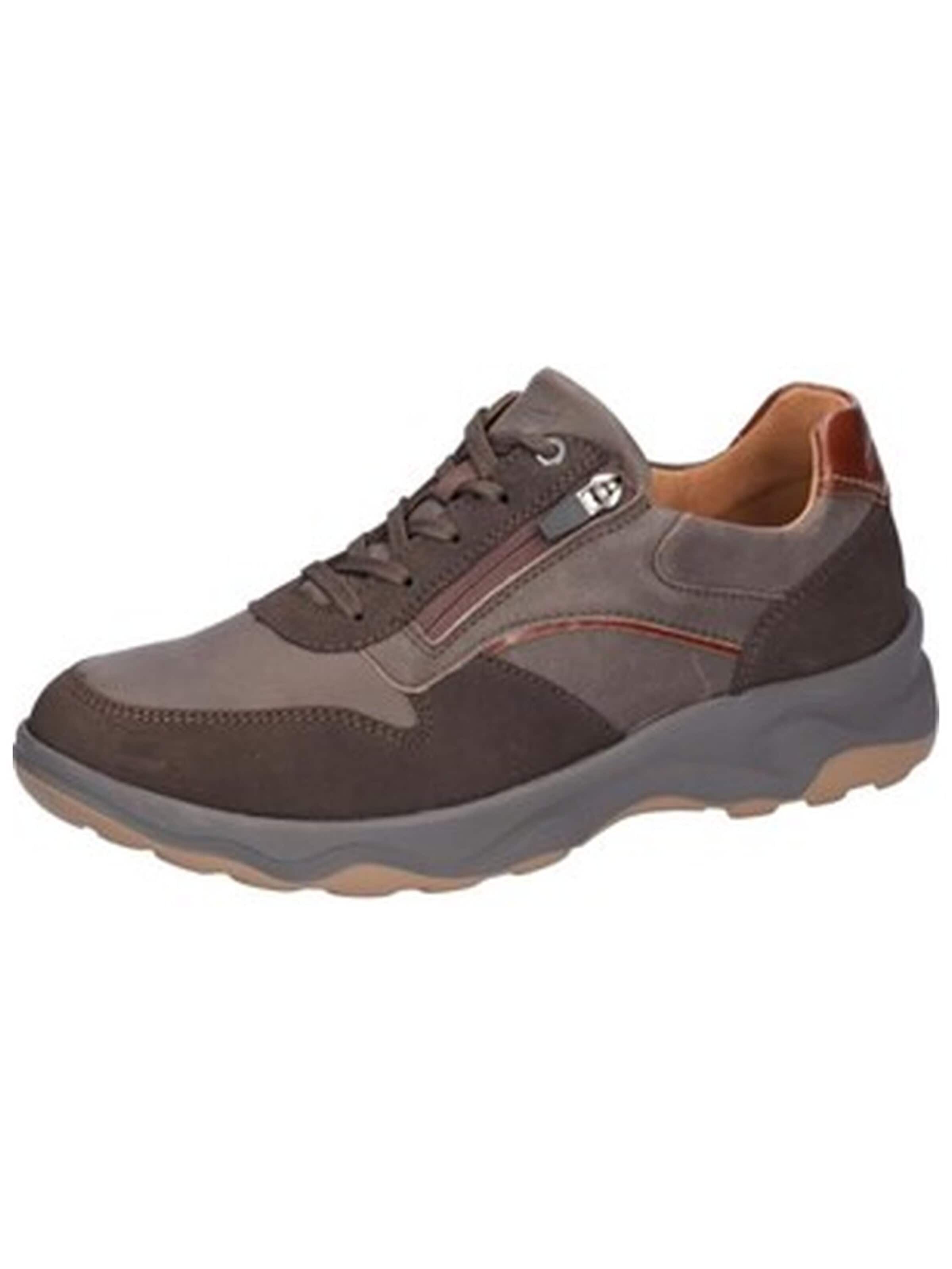 WALDLÄUFER - Calzado deportivo con cordones 'Schnürschuh Herren 718006-315/355 Echtleder in braun' en marrón: frente