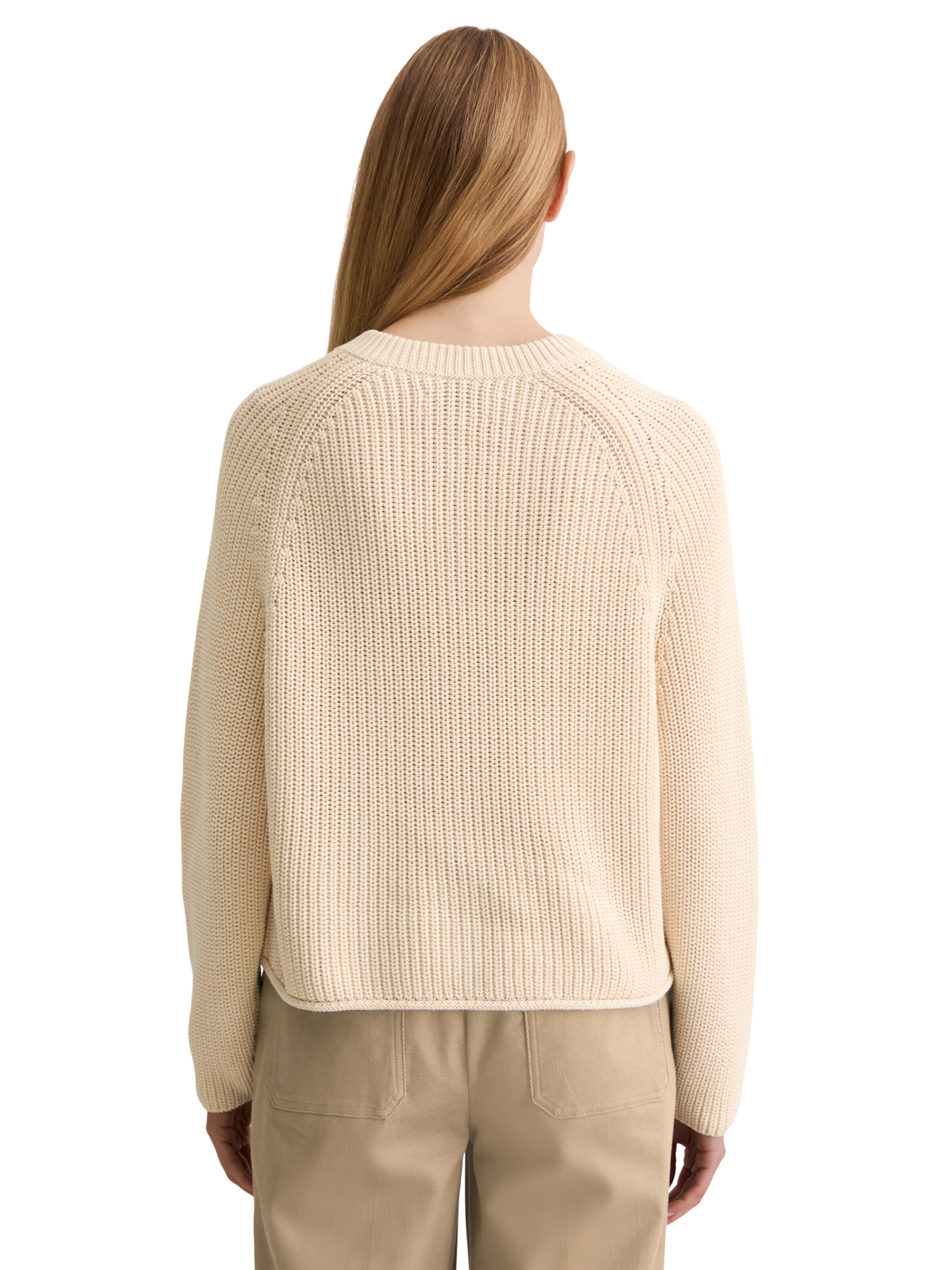 Marc O'Polo Gebreid vest in Beige