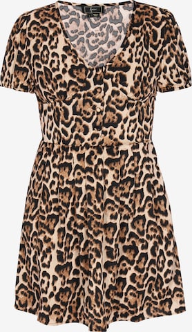 Robe-chemise faina en vert : devant