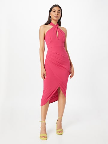 WAL G. Dress in Pink: front