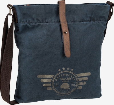 GREENBURRY Umhängetasche 'Aviator' in One Size in dunkelblau / karamell, Produktansicht
