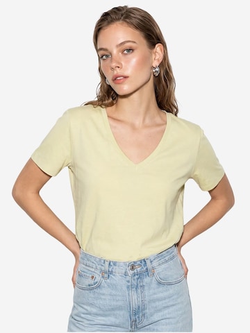 Bianco Lucci Shirt 'T-Shirts' in Yellow: front