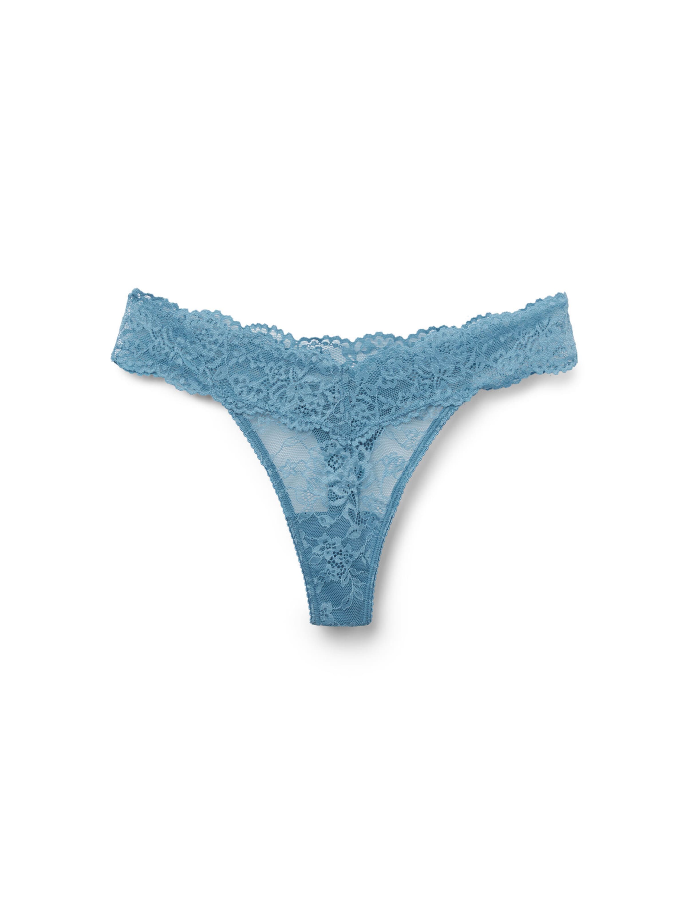 Tezenis Thong in Blue: front