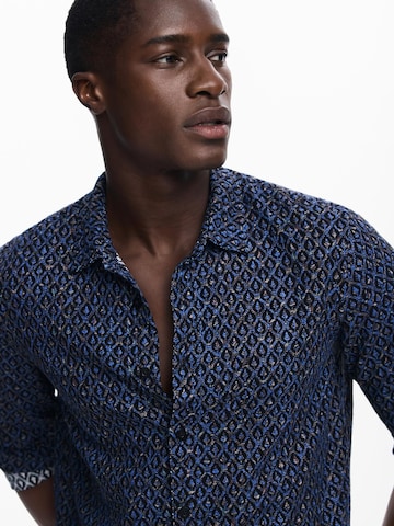 Coupe regular Chemise Desigual en bleu