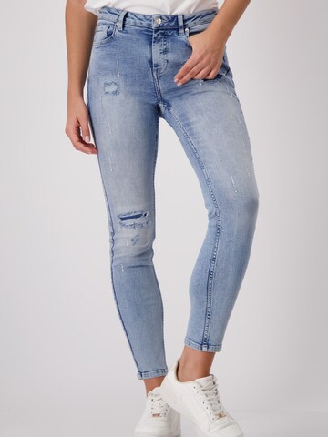 monari - Skinny Vaquero en azul: frente