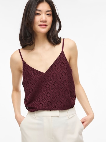 VILA Top 'VINusa' in Red