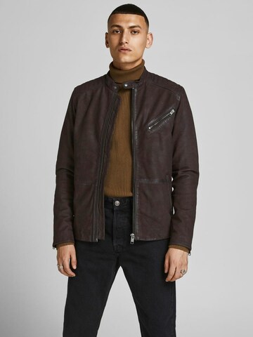 JACK & JONES Between-Season Jacket 'Joel' in Brown