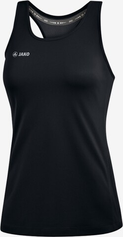 JAKO Sports Top in Black: front