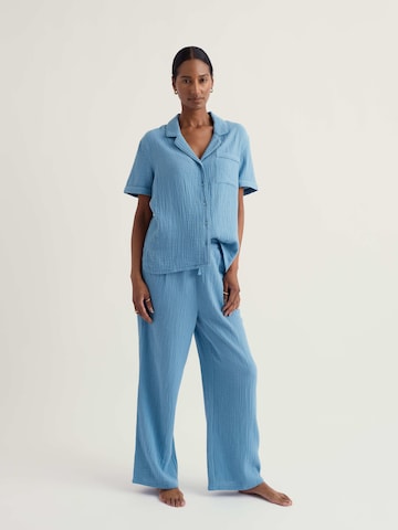 Seasalt Cornwall Pyjama 'Morning Light' in Blau: Vorderseite