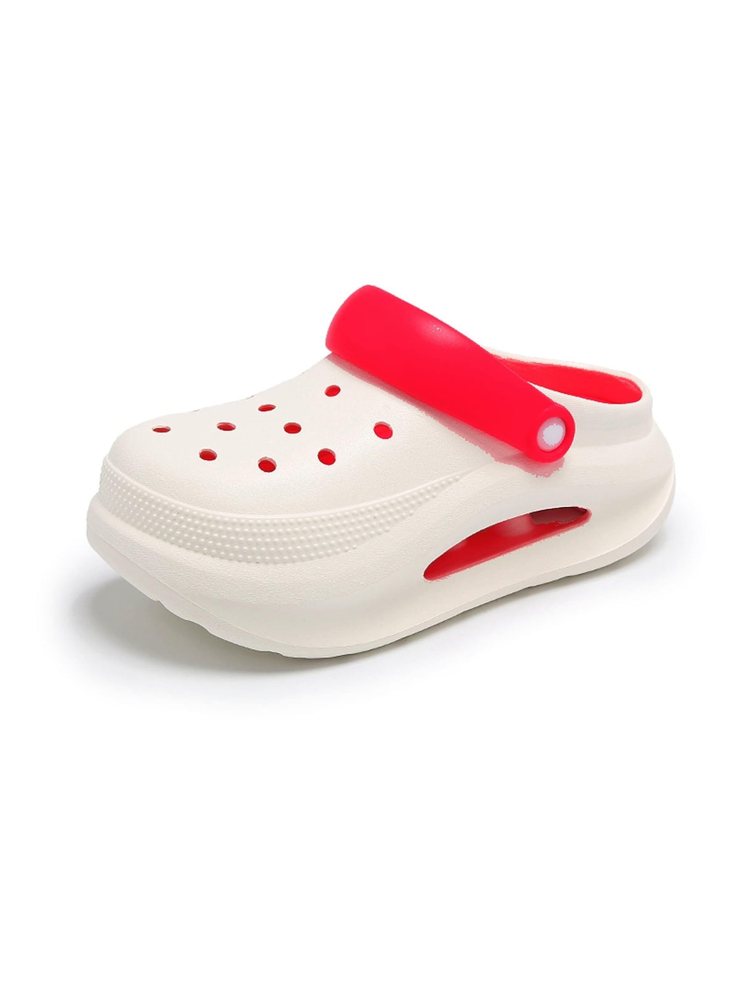 HUSKSWARE Clogs in Red: front
